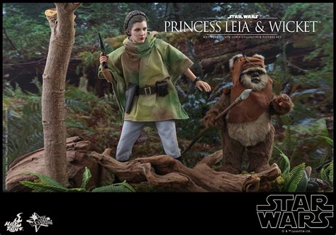 Neues Hot Toys Princess Leia Wicket Scale Figure Set Vorbestellbar