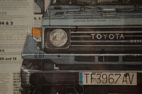 Toyota HZJ73 Land Cruiser Print Commonwealth Classics