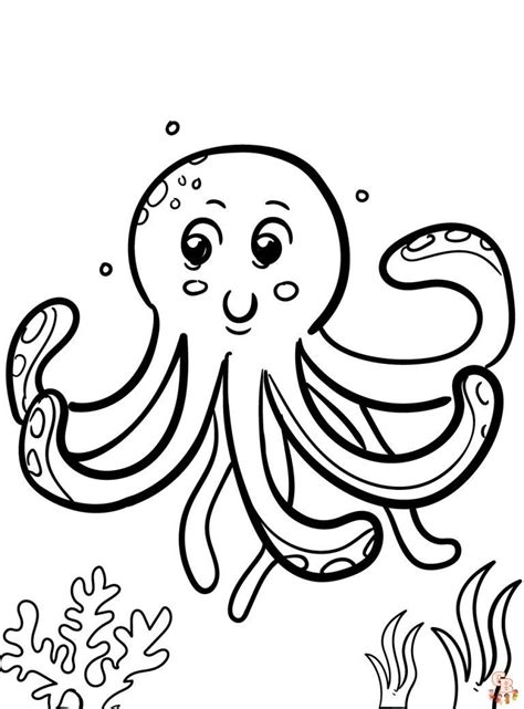 Free Printable Sea Creatures Coloring Pages | GBcoloring