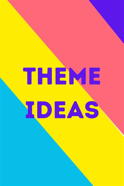 Theme Ideas | Event layout, Event themes, Cool themes