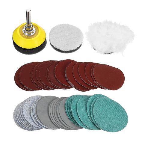 Pcs Polishing Kit Inch Flocking Sandpaper Set Wood Working Sanding