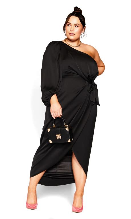 Women S Plus Size Bria Maxi Black Dress