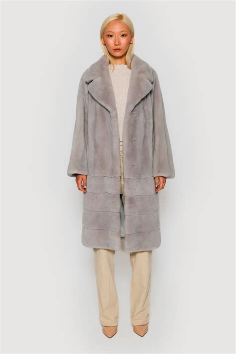 Gray Mink Coats | Luxury Fur Collection | Coveti