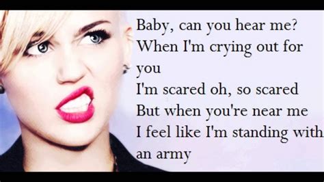 Miley Cyrus Adore You Lyrics YouTube