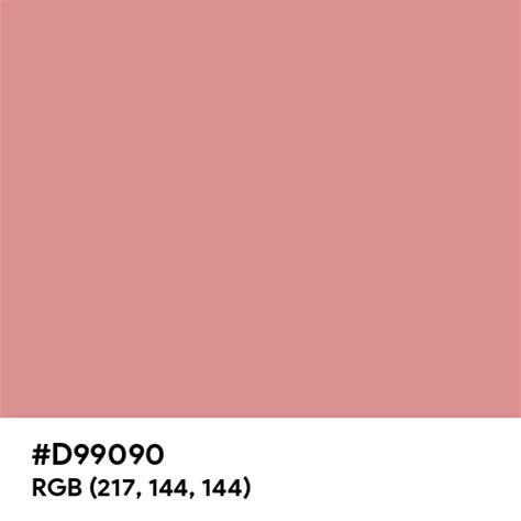 Matte Light Red color hex code is #D99090