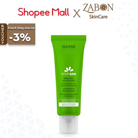 Kem phục hồi ngăn ngừa mụn Babe Stop AKN Repairing Moisturiser 50ml Shopee Việt Nam