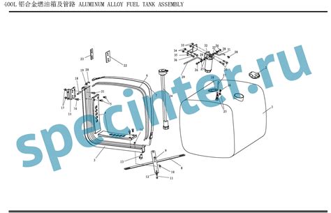 Топливозаборник 400л ISM CUMMINS DZ93189551342 для SHACMAN F3000 на ...