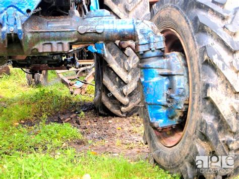 tractor wheels, Stock Photo, Picture And Low Budget Royalty Free Image ...