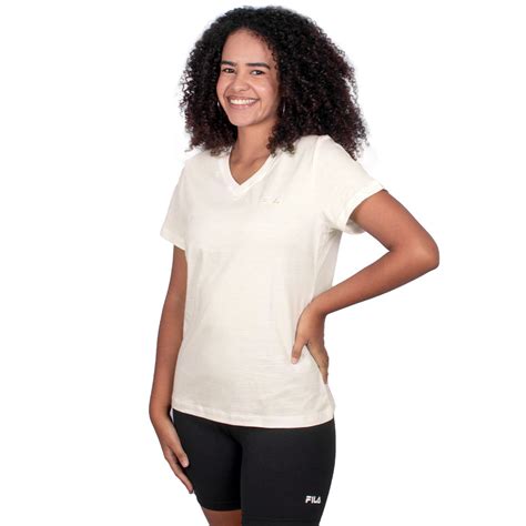 Camiseta Fila Basic Feminino Branco Sportime