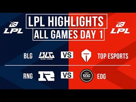 Lpl Highlights All Games Day Lpl Spring Split Esports Clips