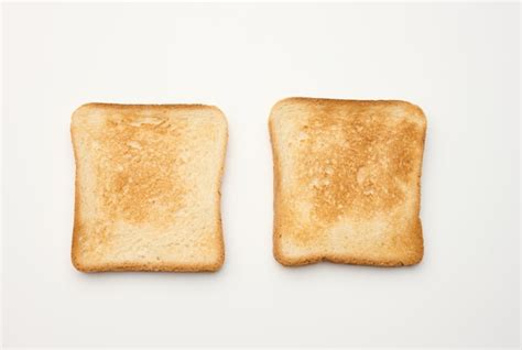 Premium Photo Square Slices Of Bread Made From White Wheat Flour