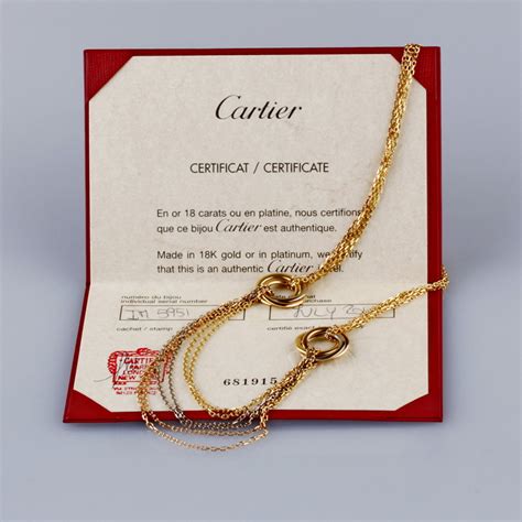 Сертификат картье