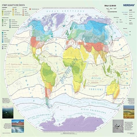 Mapa Strefy Klimatyczne Wiata