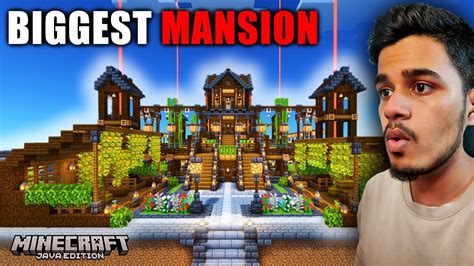 How I Build The Biggest Mansion In Minecraft Part Youtube