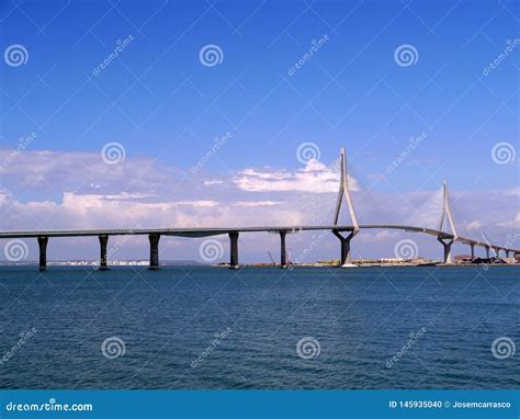 Puente De La Constitucion Called La Pepa In The Bay Of Cadiz