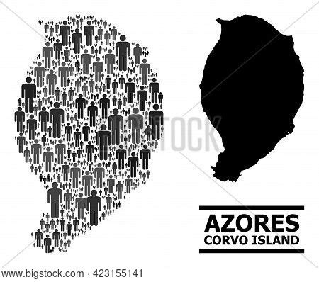 Map Corvo Island Vector & Photo (Free Trial) | Bigstock