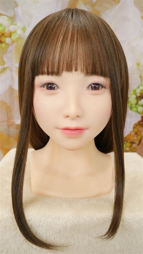 【新品未使用品】real Girl A工場製 R25ヘッド 硬めシリコンヘッド 睫毛と眉毛の植毛 視点移動 シリコンヘッド単品 中古