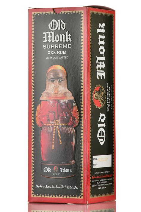 Old Monk 12 years - купить ром Олд Монк 12 лет 0.75 л - цена