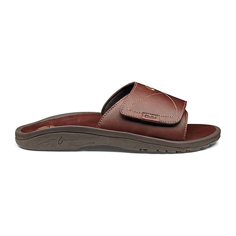 Olukai Mens Ohana Leather Slide Sandal Moosejaw