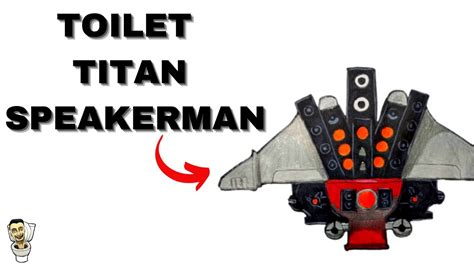 Cómo DIBUJAR alTOILET TITAN SPEAKERMAN del Multiverse Skibidi Toilet