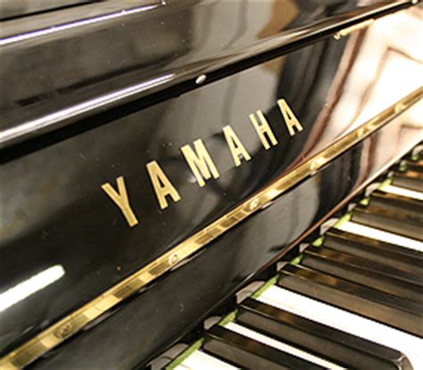 Yamaha U Upright Piano For Sale With A Black Case And Polyester Finish