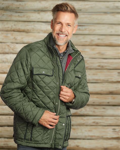 Quilted Jacket At Cotton Traders