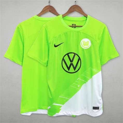 Jual JERSEY BOLA WOLFSBURG HOME 2023 2024 GRADE ORI TOP QUALITY