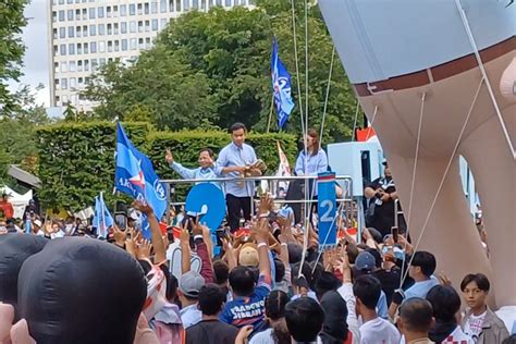 Foto Prabowo Gibran Kampanye Akbar Bareng Di Semarang Dihadiri Ahy