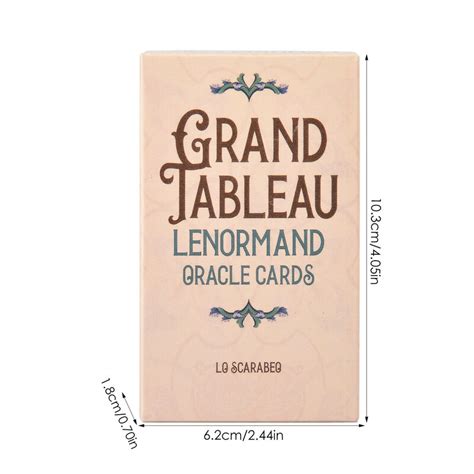 New 2022 36 Grand Tableau Lenormand 36 Full Color Tarot Cards And