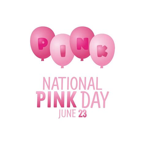 vector graphic of national pink day good for national pink day ...