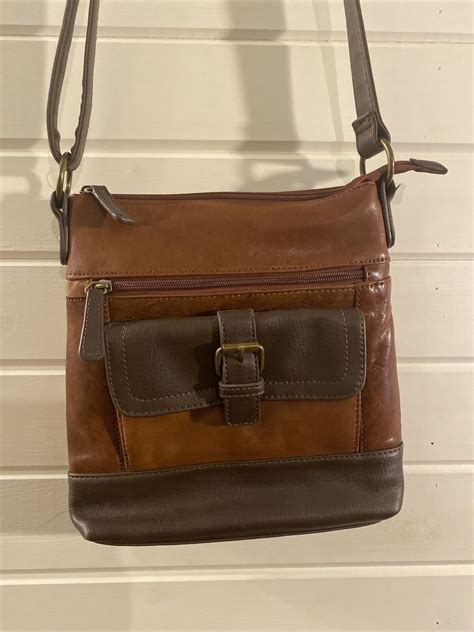 STONE & CO BROWN LEATHER CROSSBODY BAG (11) | eBay | Brown leather ...