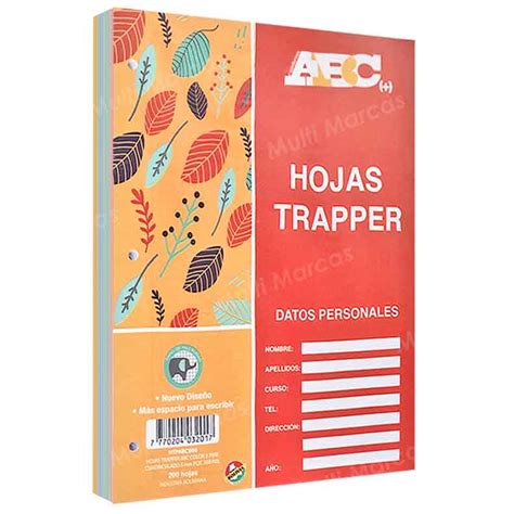 Paquete de 200 Hojas para Trapper a Colores Tamaño Carta 3