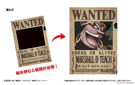 One Piece Wanted Posters Blackbeard