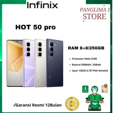Jual Infinix Hot Pro Nfc Helio G Gaming Prosesor Garansi Resmi Shopee Indonesia
