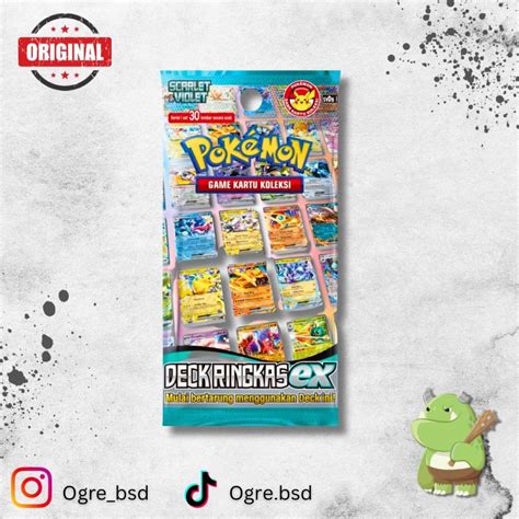 Jual Kartu Pokemon Tcg Scarlet Violet Stater Deck Ringkas Ex Shopee