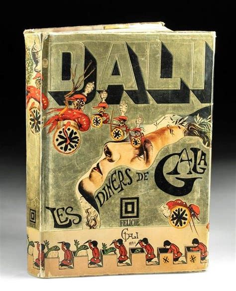 Salvador Dali Spanish 1904 1989 Les Diners De Gala Book With