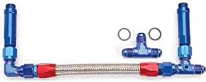 Amazon JEGS 100827 Dual Feed Fuel Line Fuel Log Kit For Demon