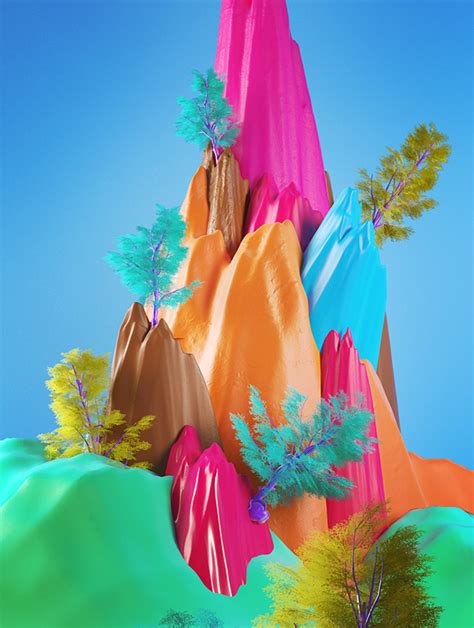 Mountains Behance