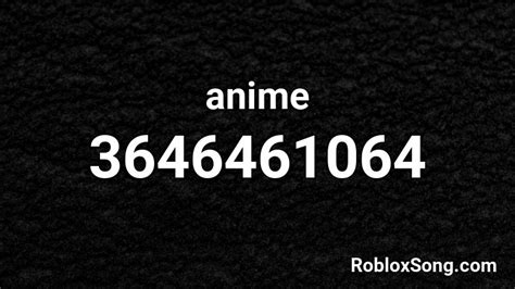 Roblox Photo ID Codes Anime