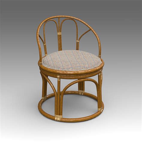 Rotang Chair Furniture 3d X