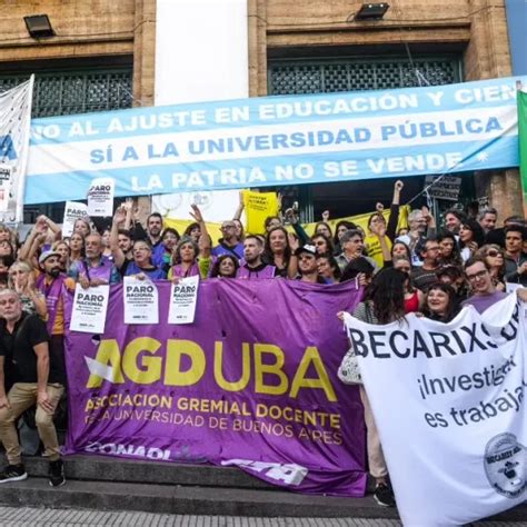 Anunciaron Nuevo Paro Nacional Universitario De 48 Horas Para El