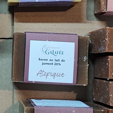 Savon peau atopique au lait de jument 100 g Galatée Lait De Jument