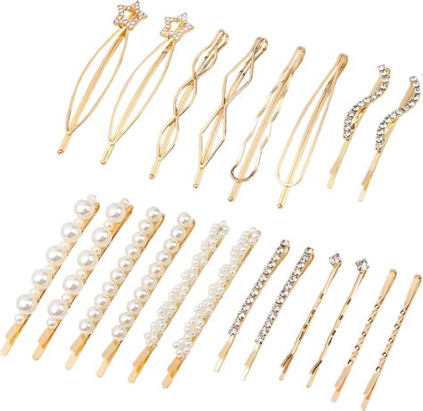 Amazon Pieces Rhinestone Hair Clips Metal Rhinestone Hair Pins