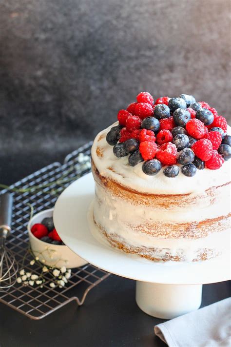 Naked Cake De Lim O E Frutos Vermelhos Ritalopesck