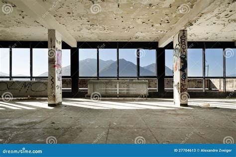 Interior Abandoned Building Stock Image Image Of Open Spooky 27704613