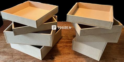 Cassettes Et Plateaux CD Sur Mesure En MDF TOSIZE Fr