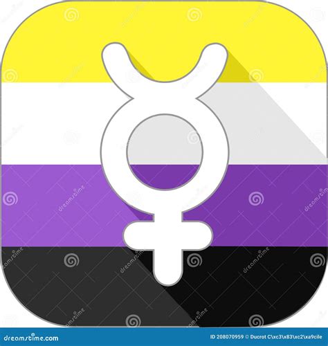 Community Icon Non Binary Stock Vector Illustration Of Abstract