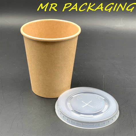 Paper Hot Cup Oz Oz Oz With Lid Single Double Wall Pcs Disposable Coffee