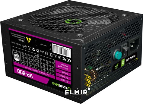 Блок питания 800W Gamemax VP-800 купить | Elmir - цена, отзывы ...