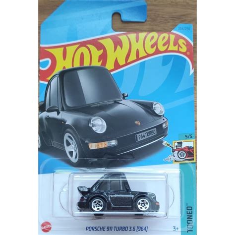 Hot Wheels Porsche Turbo Tooned Lote Q Cartela Longa Hkg Shopee Brasil
